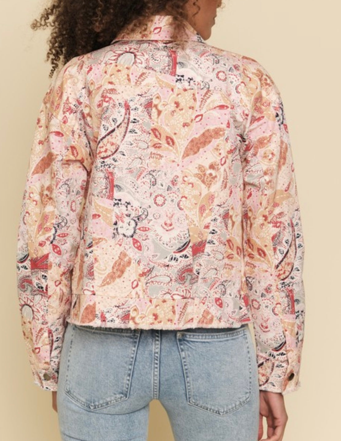 Paisley Denim Jacket
