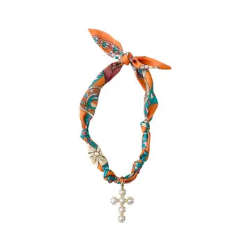 Palmas Scarf Necklace