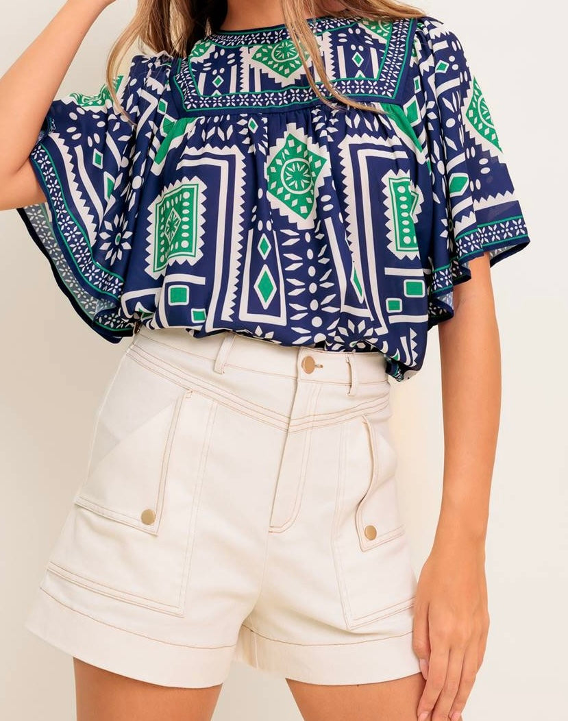 The Riviera Blouse