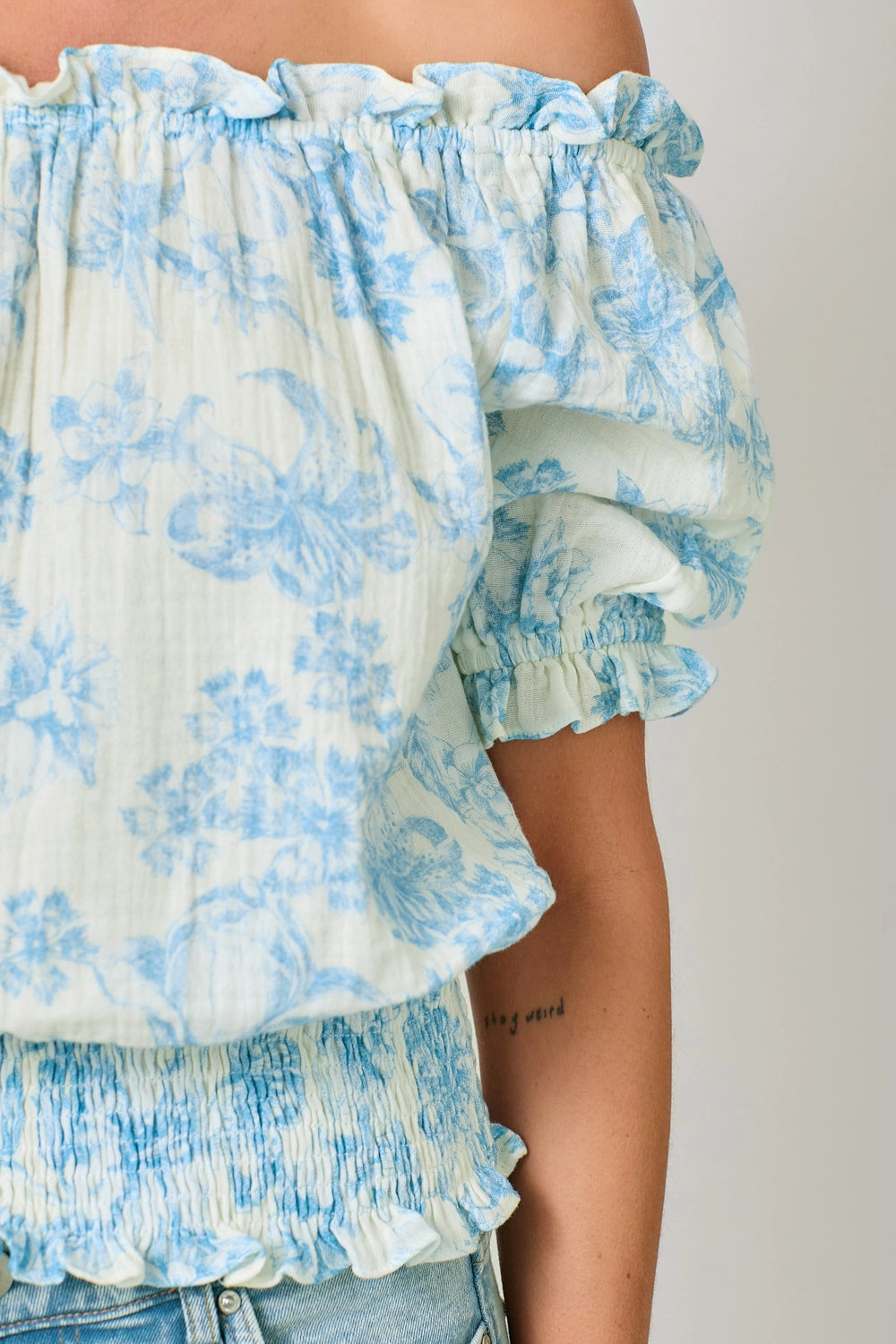 The Skylar Blouse-Blue
