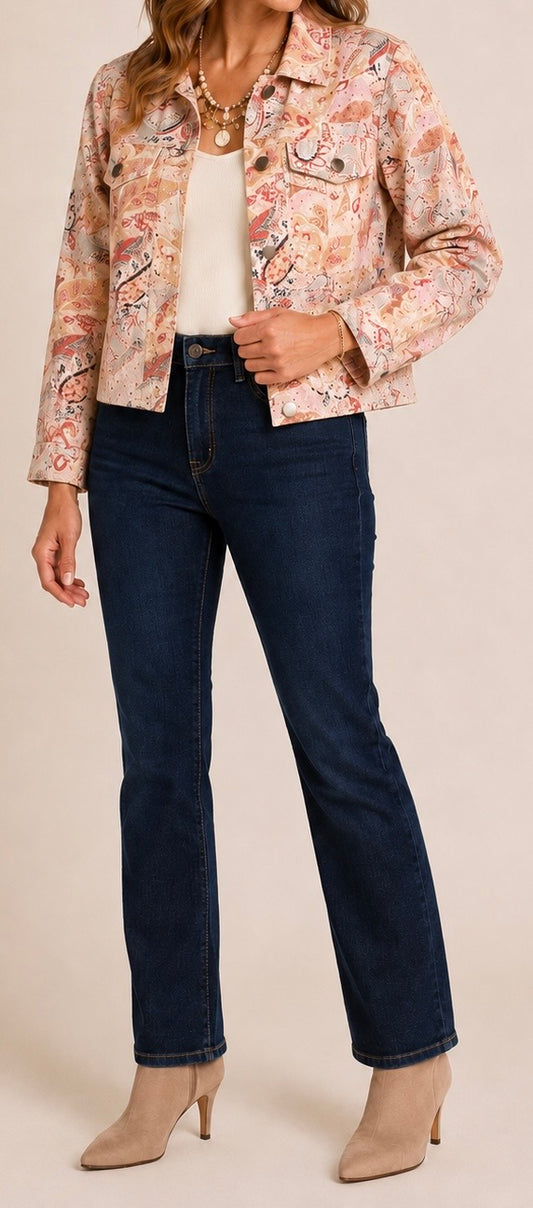 Paisley Denim Jacket