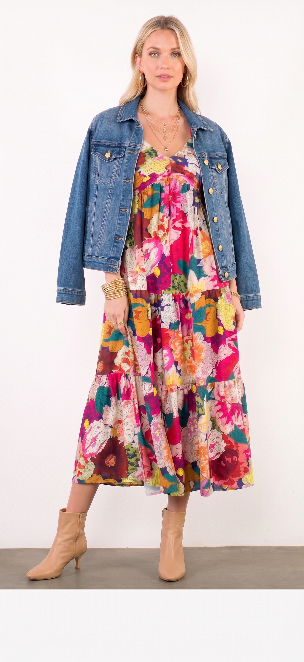 The Isla Tiered Maxi Dress