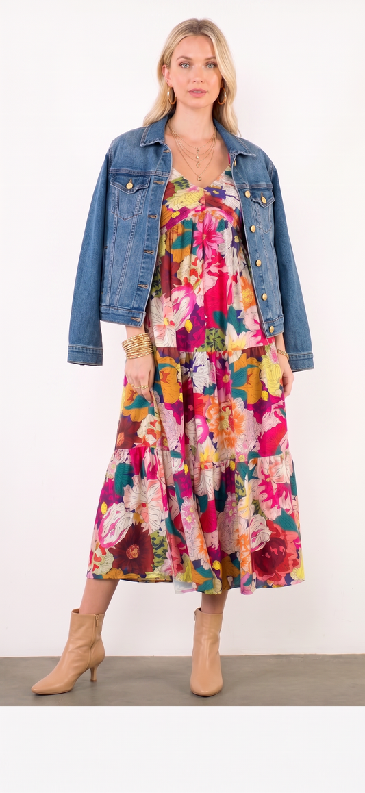 The Isla Tiered Maxi Dress
