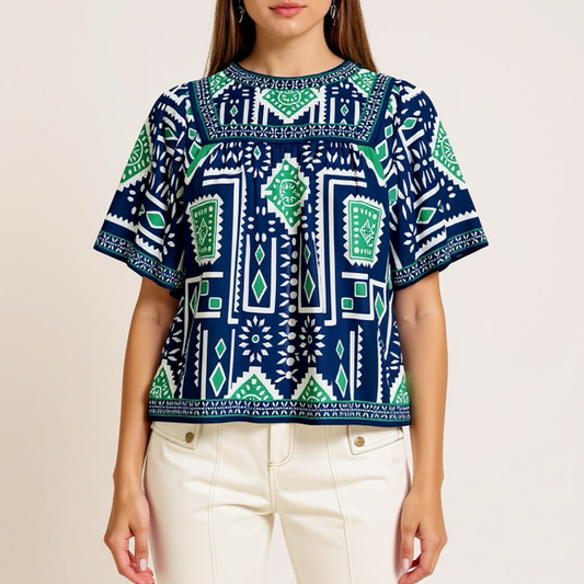 The Riviera Blouse